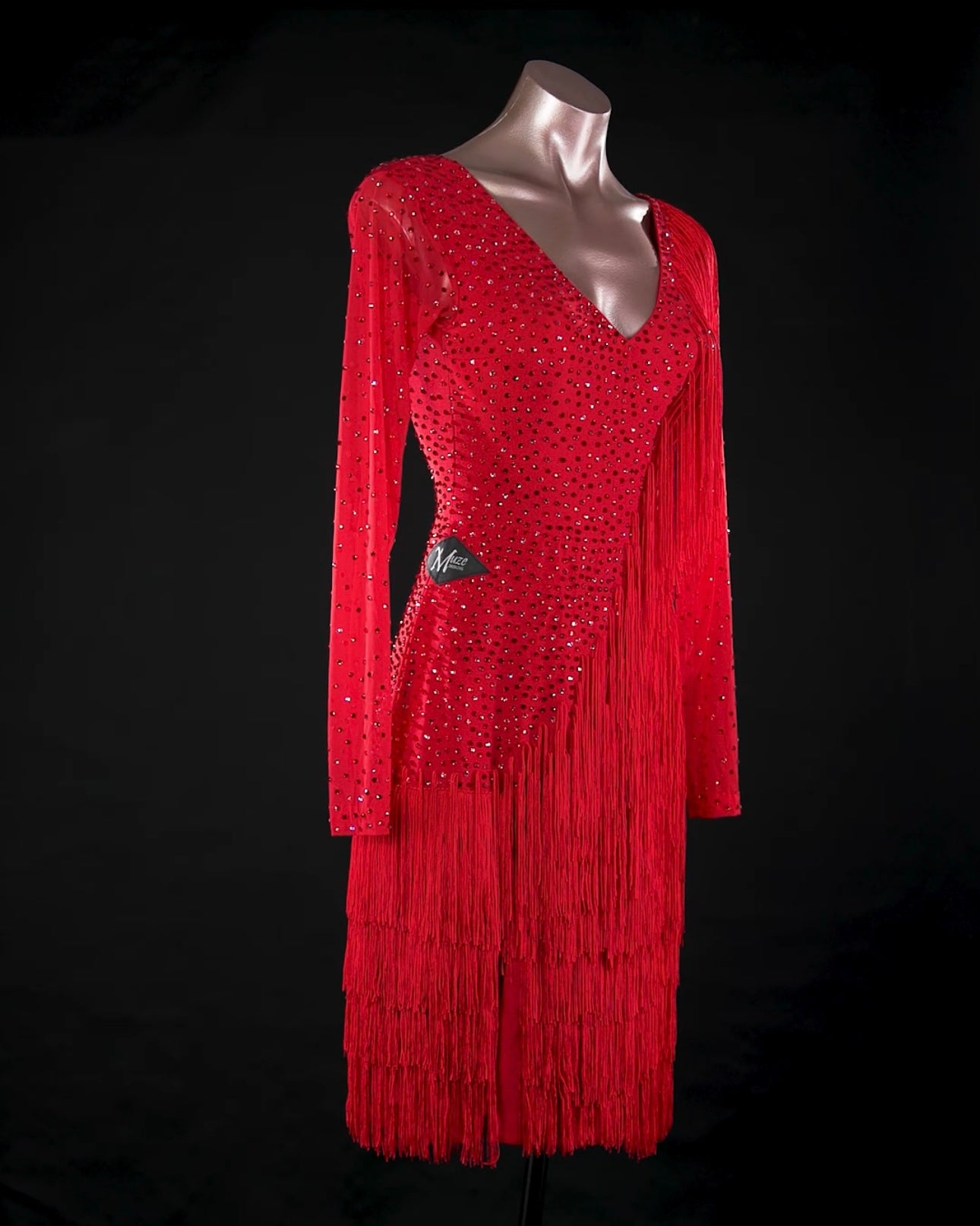 red fringe dress with sleeves Buy Women's Dresses Clearance Red Fringe Online