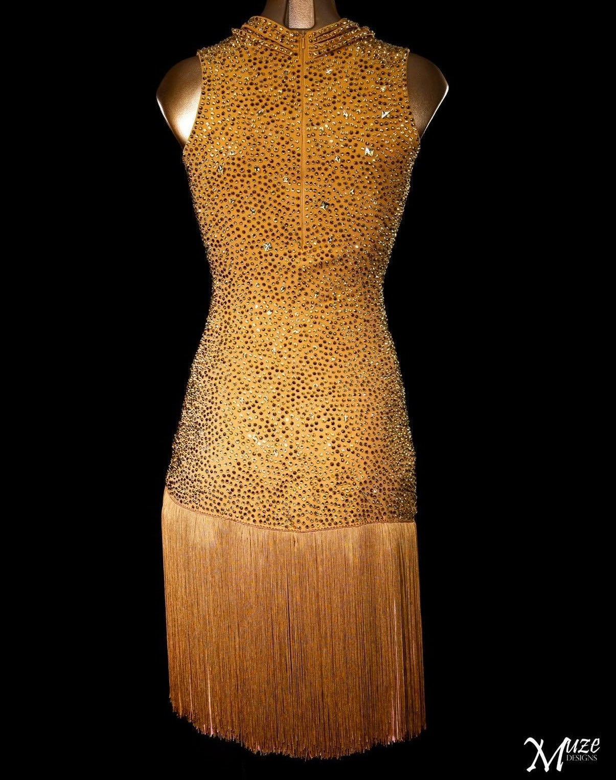 dancesport crissanne fringe dress