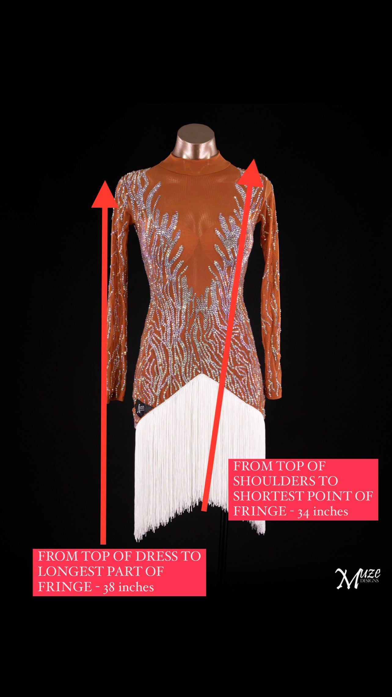 Malory Fringe Dress