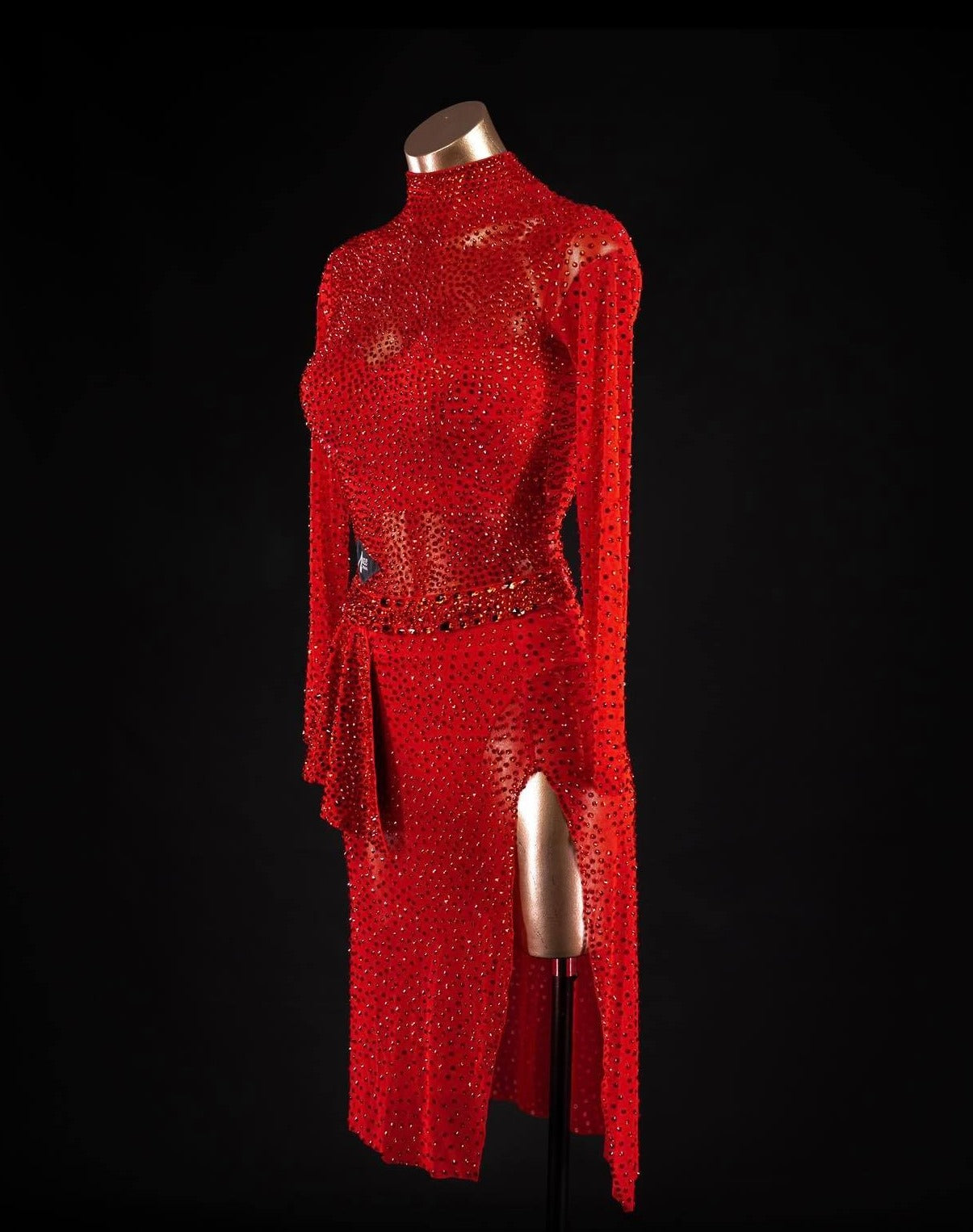 red dancesport dress for sale
