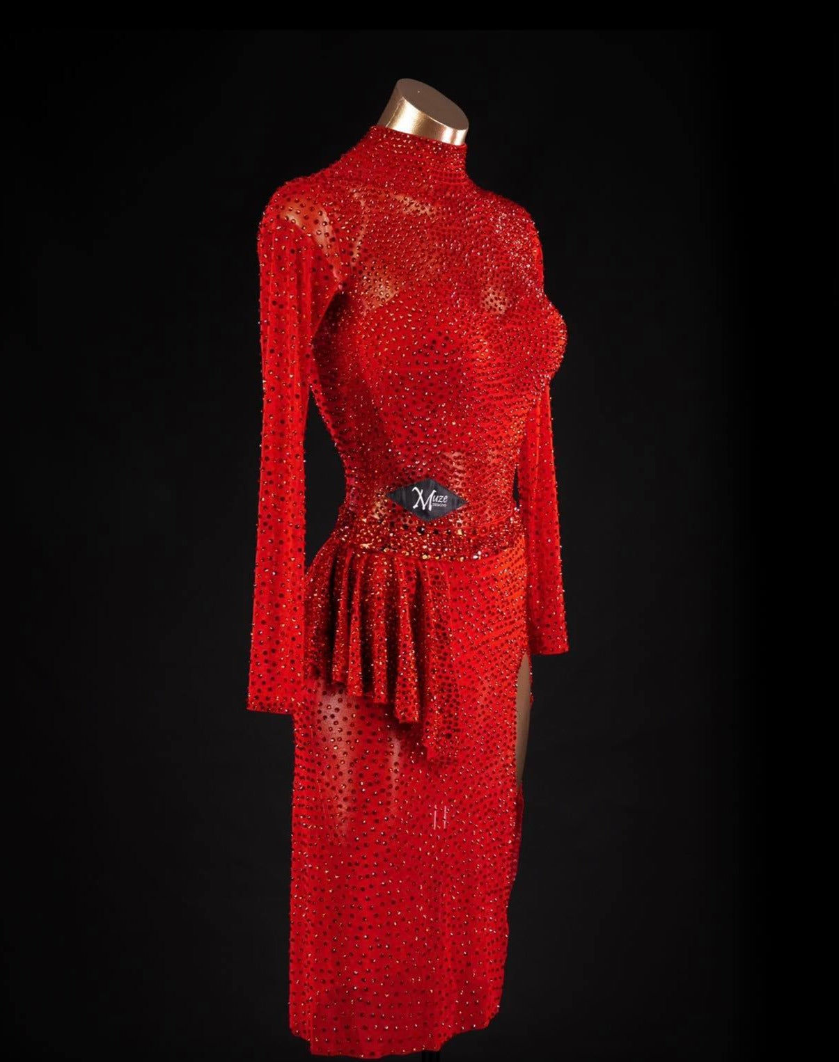 red latin dress sale